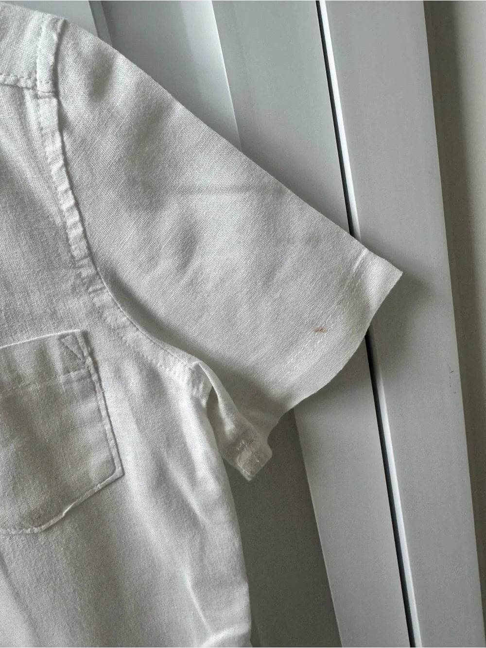 Gap Kids Linen Short-Sleeve Button-Up Shirt